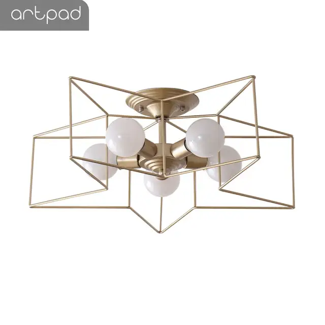 Online Shop Artpad Modern Star Ceiling Lights For Kids Room Living