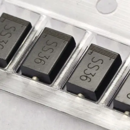 

100pcs/lot SS36 30v 60a SMD SR360 diode SMA sk36 In Stock