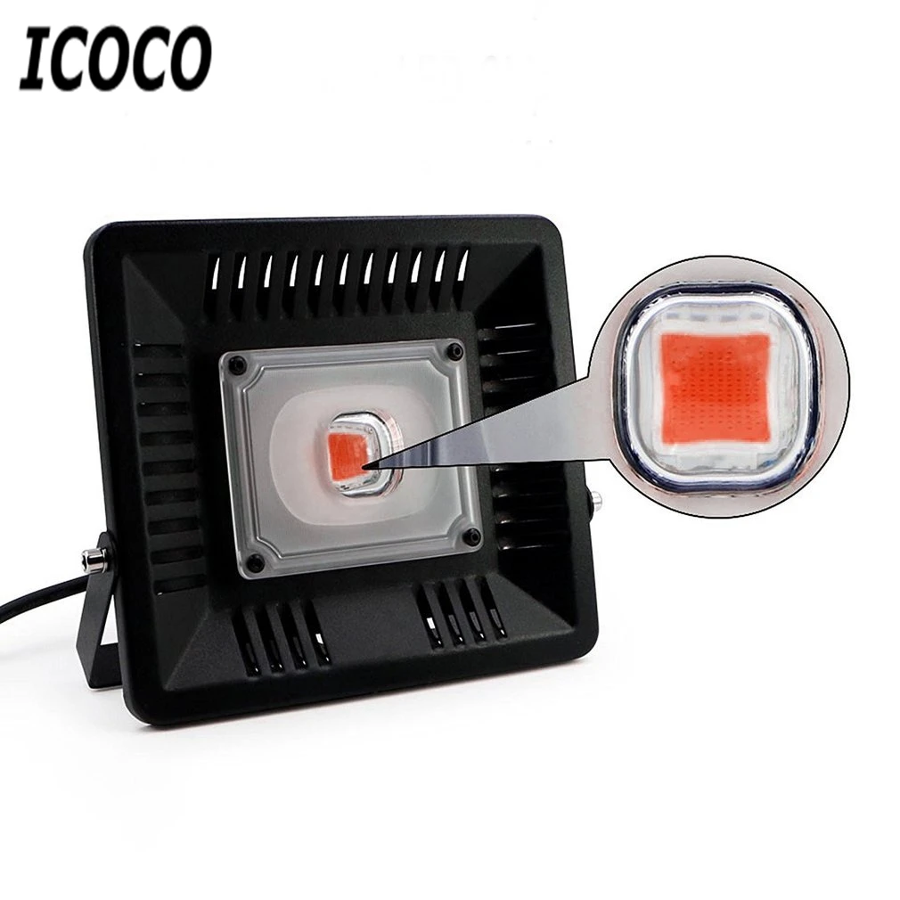 

ICOCO Plant Growth Lamp LED Bulbs Lamp Grow Bloom Light 110V 220V 50W Spot Light Flexible Lamp Indoor Plant Lighting Bright