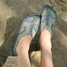 Этническая Стиль приятно Новая мода Пояса из натуральной кожи Женские туфли ручной работы удобная повседневная обувь на плоской подошве женские лоферы Женские туфли-лодочки