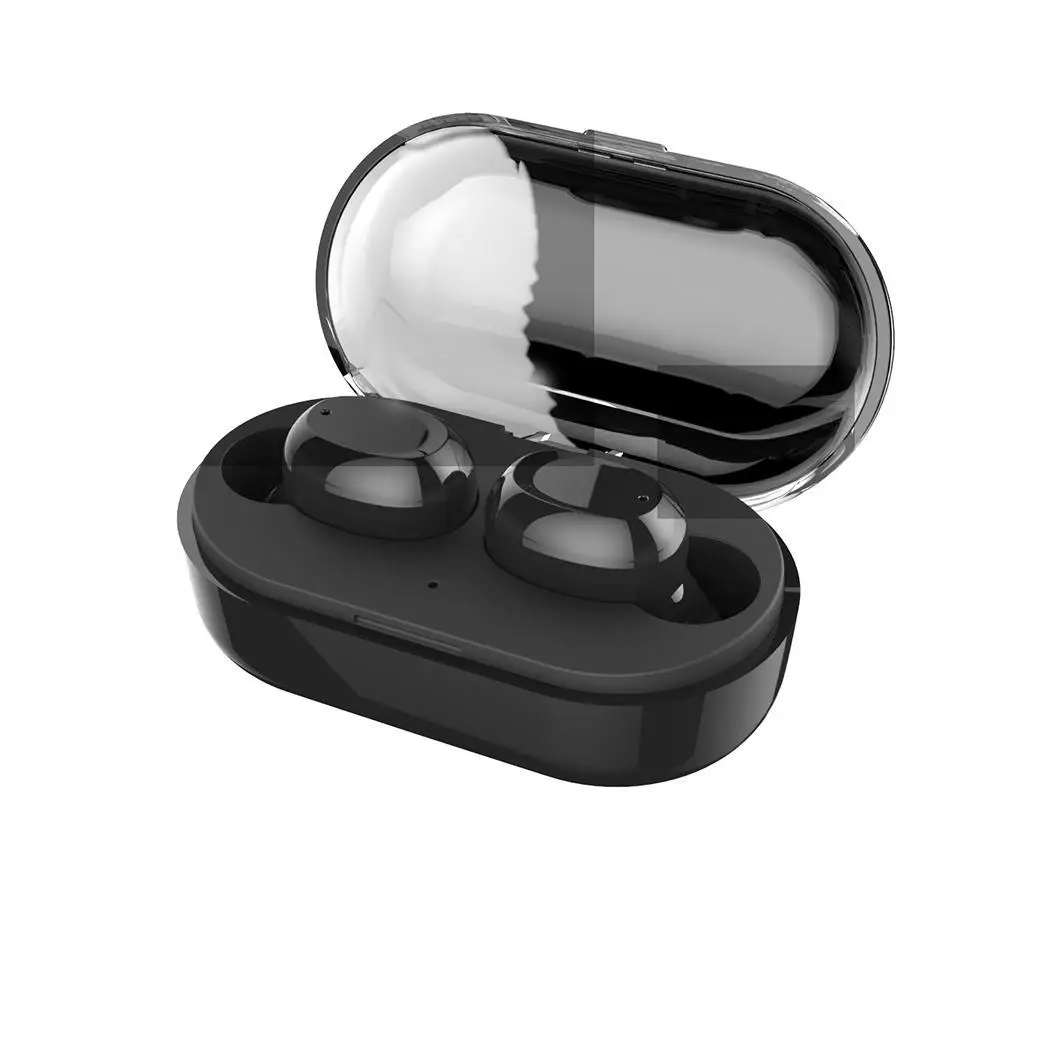 black Многофункциональные звонки, музыка Сенсорное зондирование Bluetooth 32 повседневные 120 часов наушники 45 мин IPX 7 1 час зарядная коробка - Цвет: black
