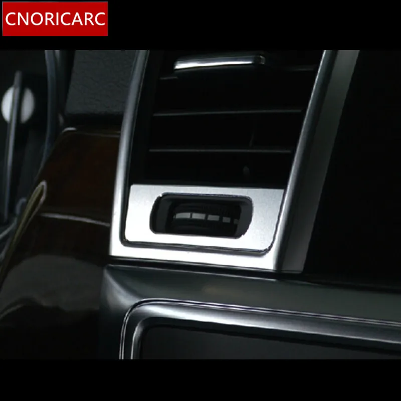 

CNORICARC Car styling Front Air Conditioning Knob decorative sequins cover trim for Mercedes Benz ML GL 320 350 400 2012-15