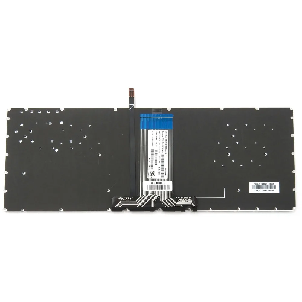 Для hp Pavilion M3-U M3-U000 M3-U001DX M3-U003DX M3-U100 M3-U101DX M3-U103DX M3-U105DX Клавиатура для ноутбука сребристого цвета американская, с задней подсветкой