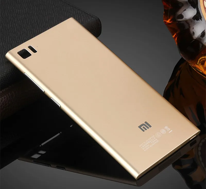 Оригинальный Стильный чехол для Xiaomi 3 Mi3 M3 WCDMA задняя крышка аккумулятора + лоток SIM
