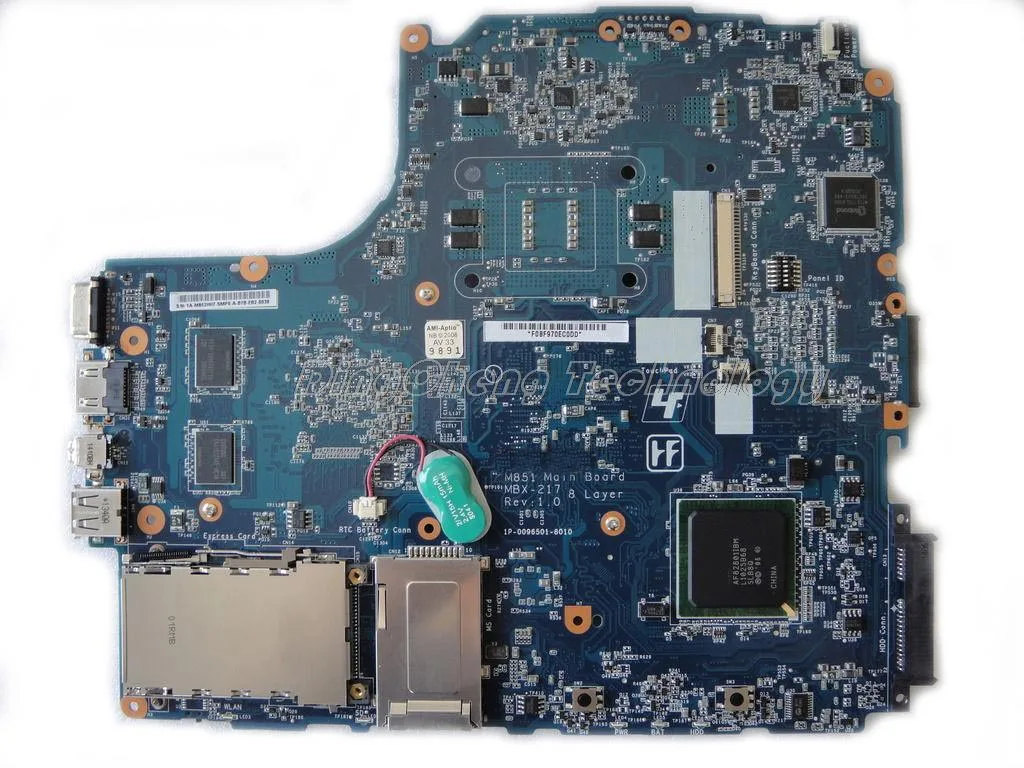 HOLYTIME MBX 217 اللوحة لابتوب سوني M851 MBX-217 1P-0096501-8010 A1747079A REV 1.0 غير متكامل بطاقة جرافيكس
