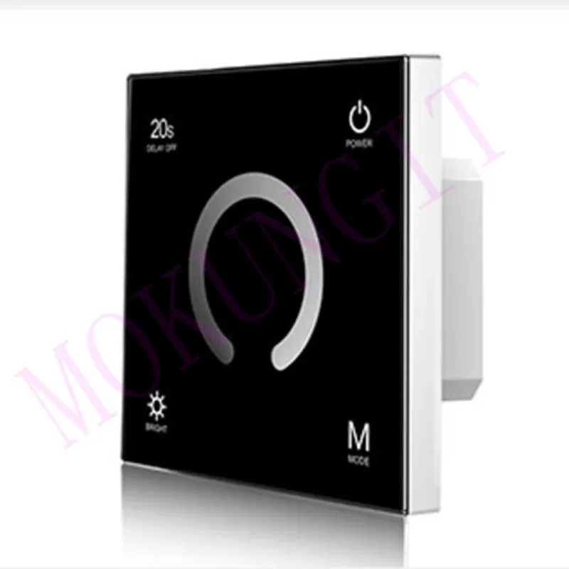 Touch Panel Single Color LED Constant Voltage Controller T1 4CH*3A 12-24VDC CV Dimming | Лампы и освещение
