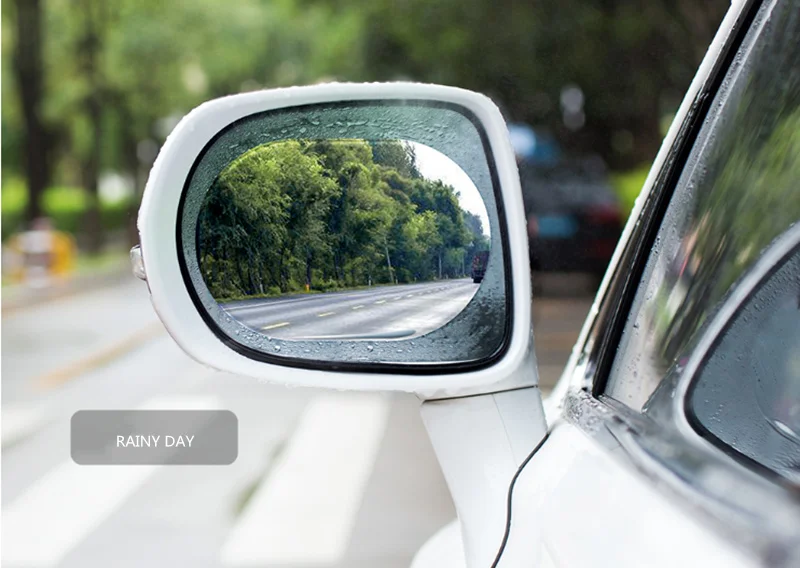 2 шт. Автомобильное зеркало заднего вида Водонепроницаемая и непрозрачна пленка для Jeep Renegade, Wrangler JK Grand Cherokee Compass свобода патриота