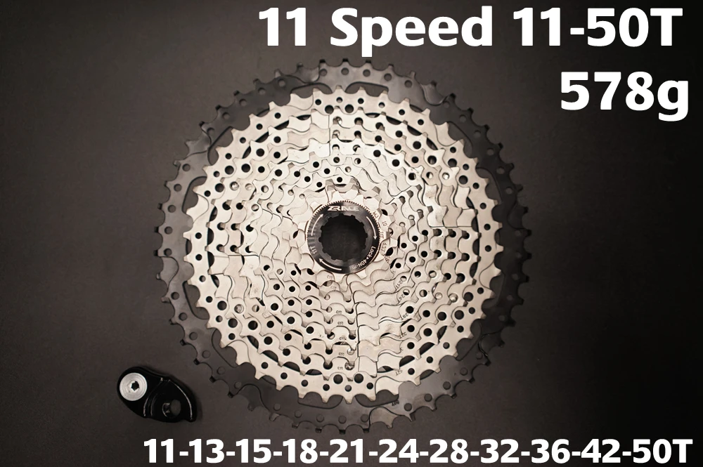 Zracing Chainring 32 T/34 T/36 T/38 T+ кассета 42 T/46 T/50 T/52 T, 1x10 speed/1x11 speed Big Cassette kit