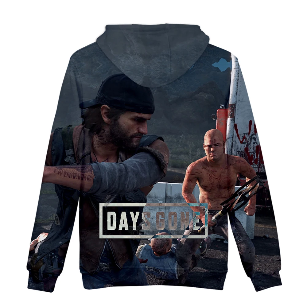 Aikooki Days gone 3D толстовки для мужчин/для женщин модные кофты Весна/осень повседневное Толстовка обувь для мальчиков/верхняя одежда