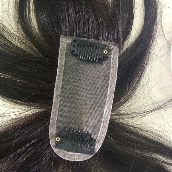 Indian remy hair women hair parting top hair pieces 5cm by 10cm hair