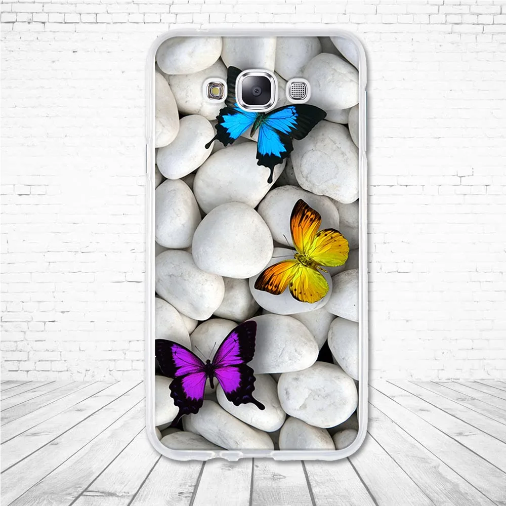 Чехол для Samsung Galaxy E7 роскошный мягкий силиконовый чехол накладка E700 E700F чехлы samsung