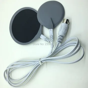 

5 Pieces EMS Machine Electrode Pad and Digital Tens Electrodes Connector Wire 2mm pin for Tens Stimulation Therapy