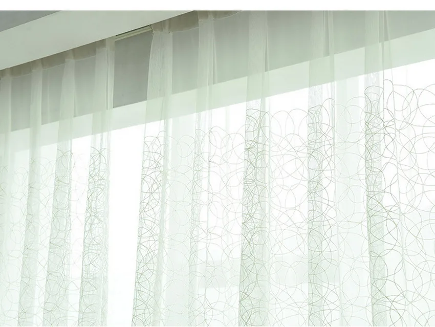 Вышитые отвесные шторы Европейский дворцовый дизайн бежевое окно Тюль домашний декор цветочный узор Роскошная вуаль шторы M075#4