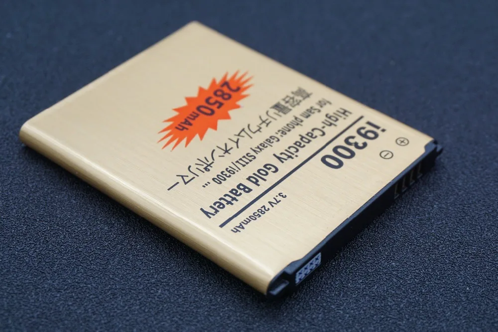 Lehons 5 шт./лот 2850 мАч EB L1G6LLU Золото Замена Батарея для Samsung Galaxy S3 S 3 III SIII i9300 i9305 i9308 t999