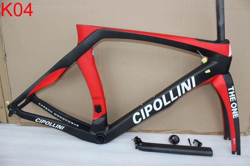 Excellent 2018 newest carbon road bike frame black grey Cipollini RB1K THE ONE Carbon Road Frame free shipping di2 bike carbon road frame 6