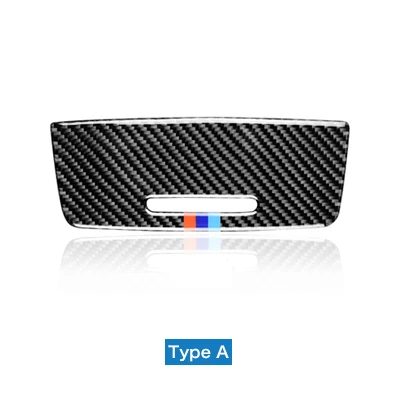 Airspeed углеродное волокно для BMW 3 серии E90 E92 E93 аксессуары автомобильный ящик для хранения Панели Наклейки внутренняя отделка украшения - Название цвета: Type A M Stripe