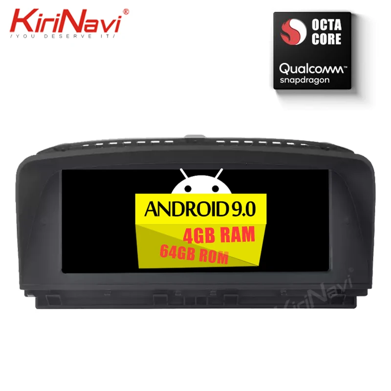 

KiriNavi 4+64G 8.8" android 8.0 2 din auto radio gps car multimedia for BMW 7 Series E65 E66 dvd automotivo head unit Bluetooth