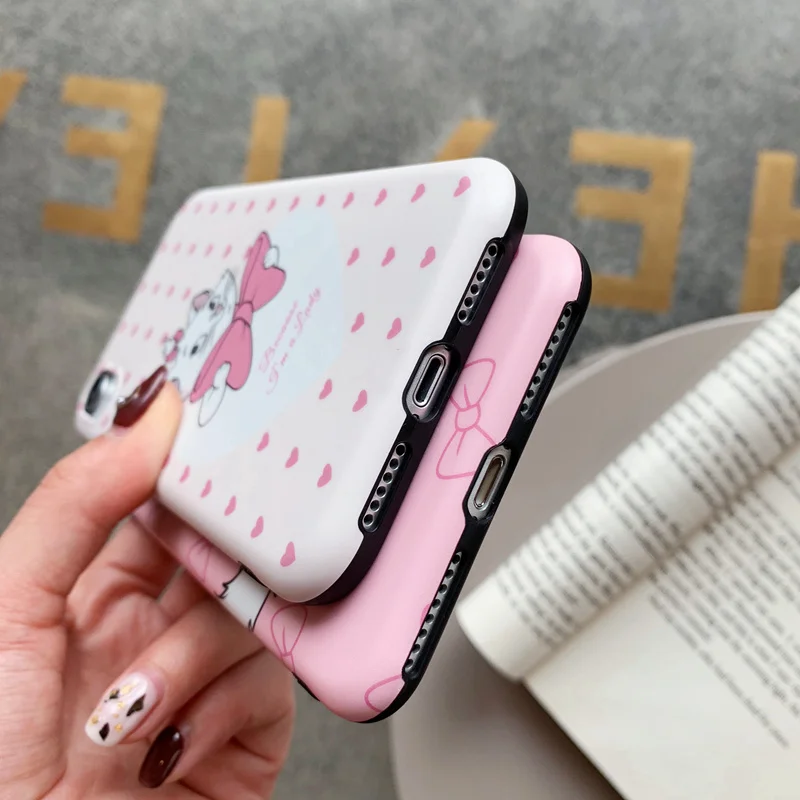 Cute Marie Cat Cartoon Case For iPhone 6 6S 7 8 Plus Matte Frosted TPU Cartoon Case for iPhone XS MAX XR X S Back Cover Cute Marie Cat Cartoon Case For iPhone 6 6S 7 8 Plus Matte Frosted TPU Cartoon Case for iPhone XS MAX XR X S Back Cover