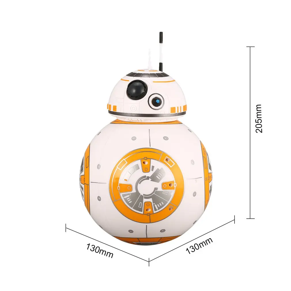 BB-8, 2,4 ГГц, Интеллектуальный робот-мяч для раннего образования, Радиоуправляемый, дистанционное управление, планета, мальчик со звуком, Звездные войны, игрушка для детей