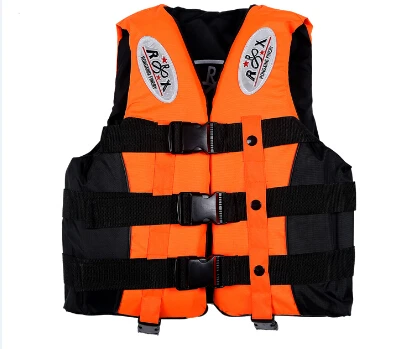 Большая скидка! 4 цвета профессиональный спасательный жилет спасательная одежда для рыбалки Спасательная куртка для водного спорта набор для выживания купальники - Цвет: Оранжевый