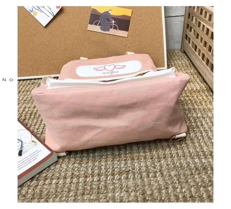 Menghuo New Leisure Canvas Backpack Women School Bookbag Female Large Space Casual Panelled Travel Bag Backpack Laptop Mochilas_34-1_19