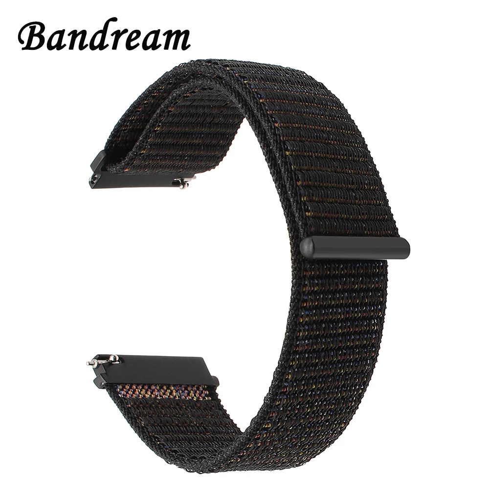 

20mm 22mm Nylon Loop Watchband for Diesel Casio Citizen Seiko Fossil Quick Release Watch Band Canvas Strap Wristband Bracelet