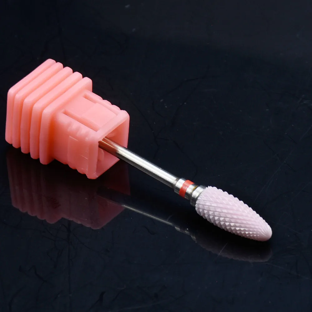 Jewhiteny 5 тпе розовый Цвета Керамика и сверлами для ногтей, для маникюра, педикюра manchine ногтей аксессуары фреза пилочки для ногтей инструмент