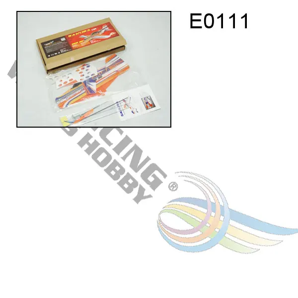 EPP микро самолет Сакура легкий самолет комплект(в разобранном виде) RC модель ру аэроплана хобби игрушка Горячая RC самолет - Цвет: E0111