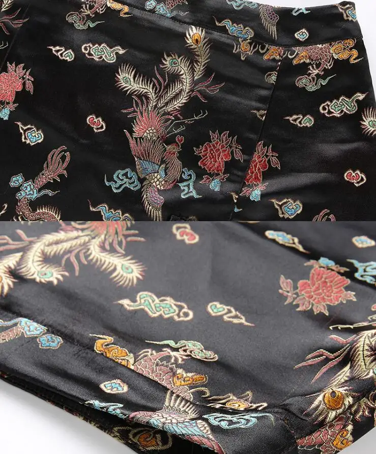 Женская тонкая китайская мини-юбка с принтом спереди и разрезом Женская пикантная Клубная Европейская модная базовая юбка-карандаш TB506