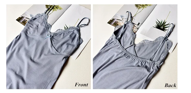 Women's Sexy Two Piece Cotton Pajama Set Blue Display