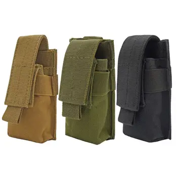 

Military Molle Pouch Tactical Pouch Knife Pouch Flashlight Hunting Bags Fanny Pack 2018 Nylon Waist Bags for Men 5.8 x 3 x11.5cm