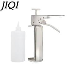 Нержавеющая сталь гамбургер соус пистолет салат туалетный пистолет диспенсер 10 г 20 г гамбургер Джем наполнитель с бутылкой гамбургеров магазин оборудования