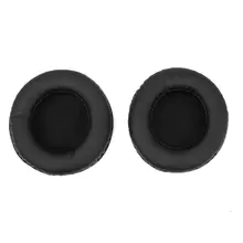 Um par de Almofadas de Substituição de Ouvido para Sony MDR-DS7000 RF6000 MDR-MA300 CD470 preto Fone De Ouvido 95 MM