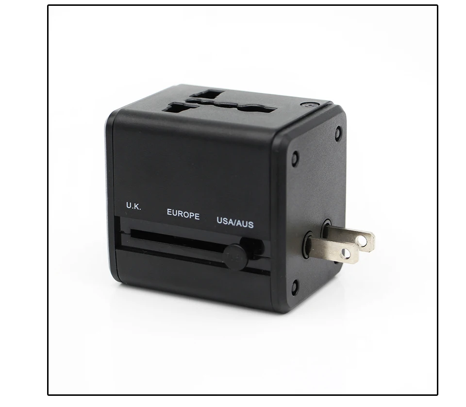 Pretty Electronic Universal Travel Adapter  Electric Plugs Sockets Converter USAUUKEUCN Dual USB Charging Electrical Power  (29)