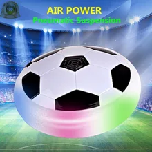 Футбол игрушки для детей FlyBall Красочный Светодиодный Свет воздуха Мощность Футбол летающий мяч дети мигает спортивные игры juguetes