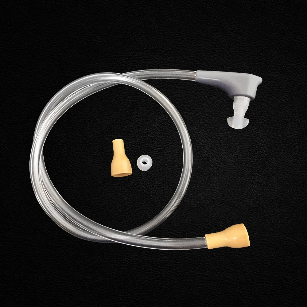 Пластиковая трубка для прослушивания стетоскоп с одной головкой для тестирования слухового аппарата