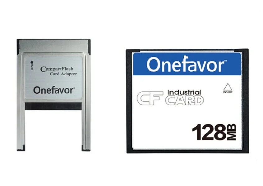 Onefavor 32MB 64MB 128MB 256MB 1GB 2GB 4GB Compact Flash Card с ATA PC PCMCIA адаптером для машин JANOME