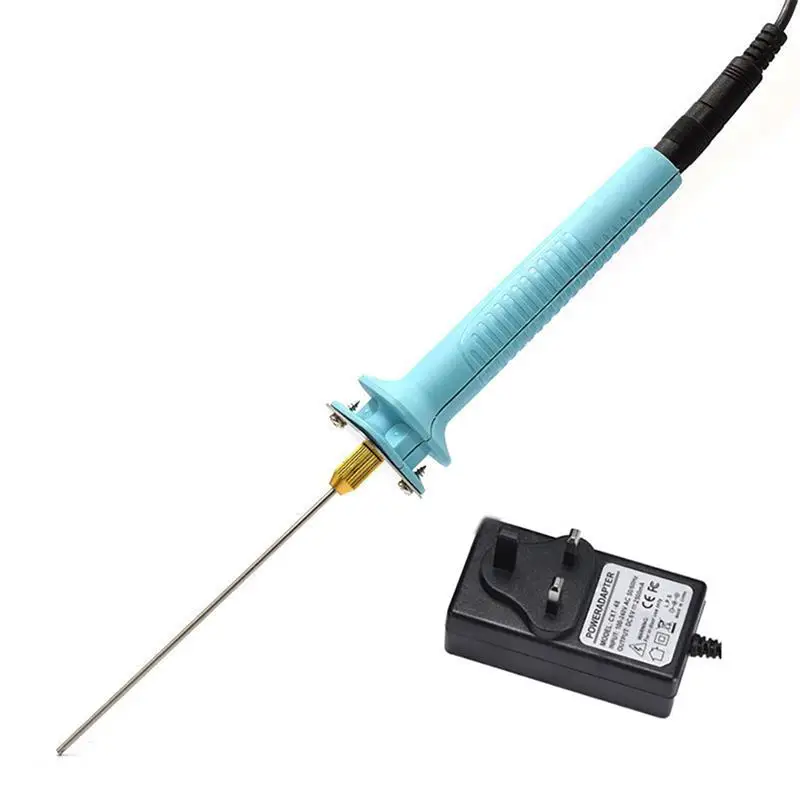 Электрический резак пенопласта резак горячий провод нож Ручка для полиэтилена EVA пены резьба Модель делая DIY ремесло - Цвет: UK plug