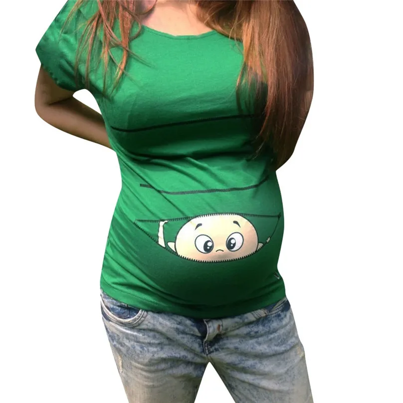 

maternity clothes maternity clothes for pregnant women Cartoon Print T-shirt Pregnancy Clothes Women Maternity camiseta embar4JJ
