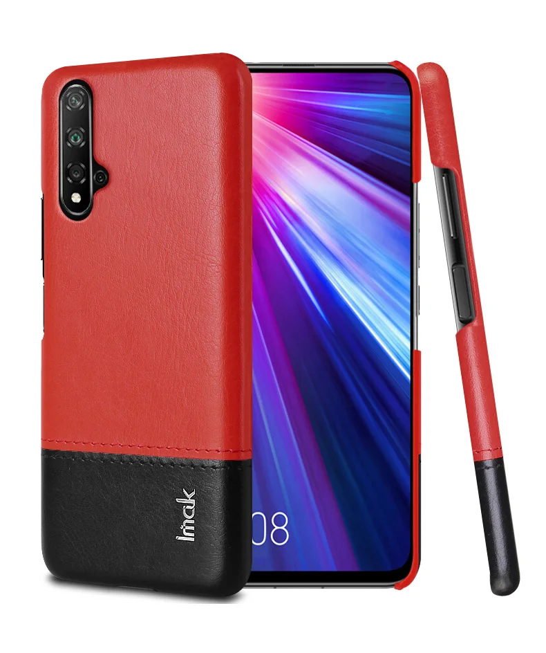 Imak полный экран AB Клей Pro+ версия закаленного стекла для huawei Honor 20/20 Pro протектор экрана стекло или Ruiyi из ПУ для задней крышки