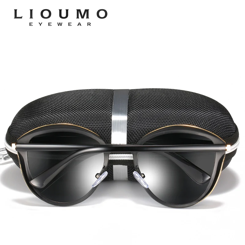 Luxury Brand Sunglasses Women Polarized Classic Design Round Female Sun Glasses Trendy Shades Mirror Lens Pink gafas sol mujer 