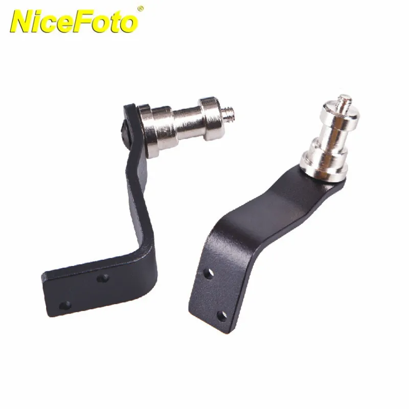 

NICEFOTO Photo Studio Lighting Wall Holder Bracket with Light Stand Socket Flash Accessories E-01