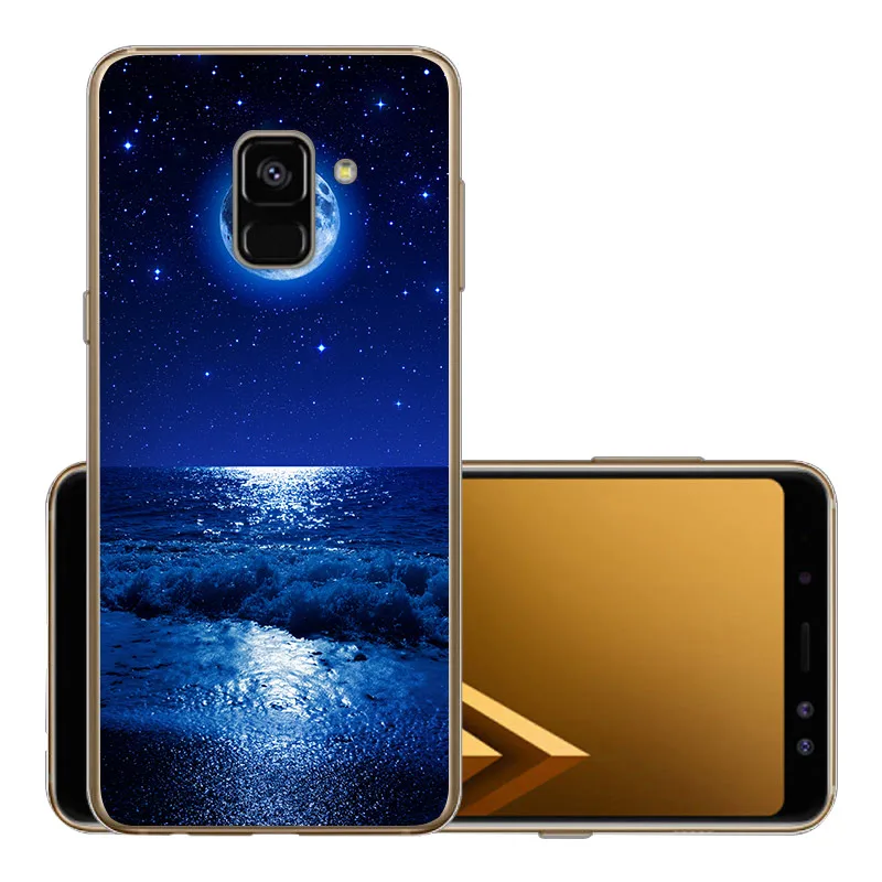 CROWNPRO, мягкий чехол для 5," samsung Galaxy A8, чехол, ТПУ, защитный чехол для телефона, 6,0", для samsung A8 Plus, чехол - Цвет: YLH22