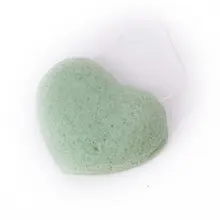 Натуральный аморфофаллюс коньяк помолвочная лицевая губка для мытья лица спонж для очищения кожи коврик- зеленый