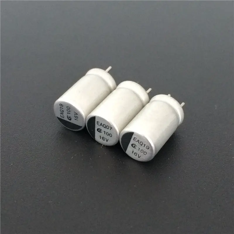 10pcs 100uF 16V Taiwan APAQ AREA Series 6.3x10mm Super Low ESR 16V100uF