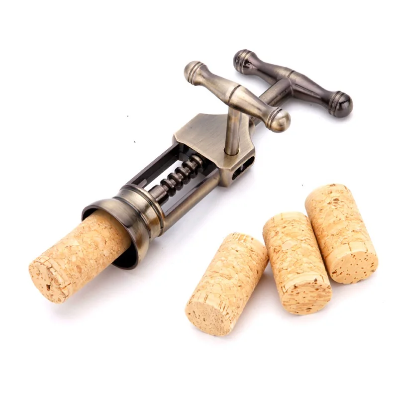 50pcs Zinc Alloy Easy Red Wine Opener Corkscrew Bottle Openers Cork