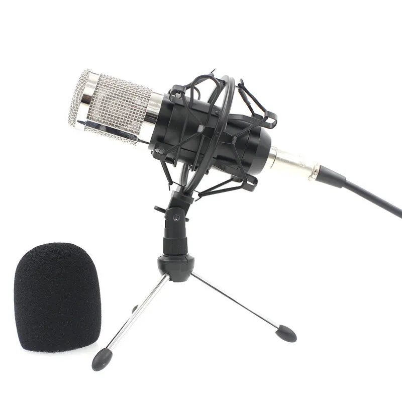 

BM800 Mikrofon Condenser Microphone Professional Audio Studio Recording Microphone For Radio Braodcasting Singing BM 800
