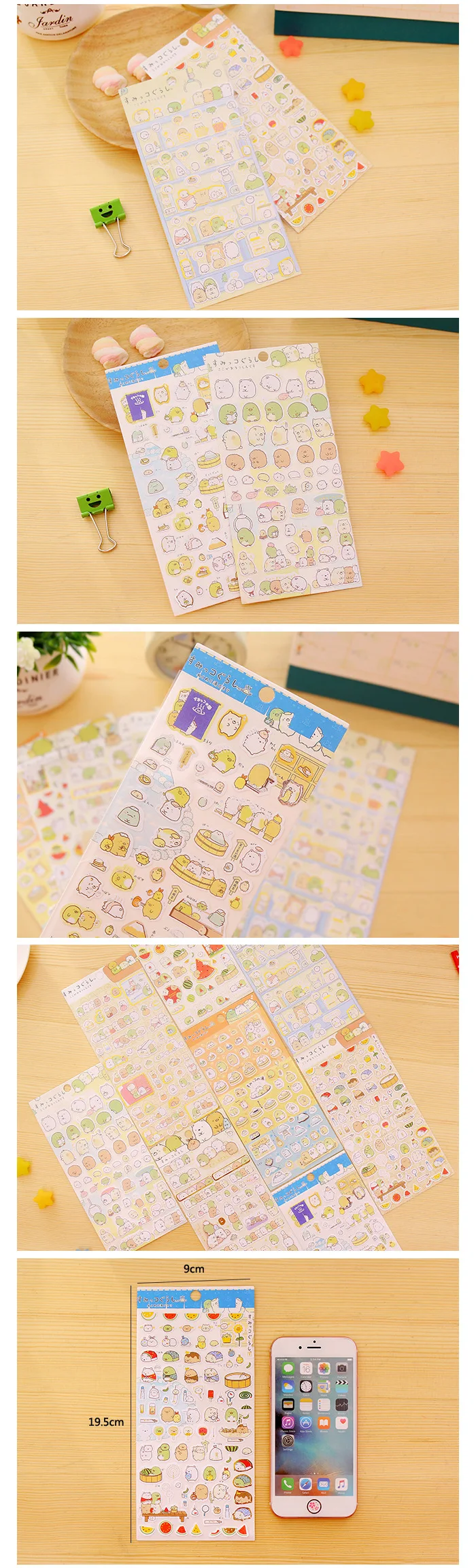 1pcs Sumikko Gurashi Paper Sticker Cute Bear Penguin Cat Decorative Adhesive for Diary Letter Scrapbook Stationery 1pcs Sumikko Gurashi Paper Sticker Cute Bear Penguin Cat Decorative Adhesive for Diary Letter Scrapbook Stationery