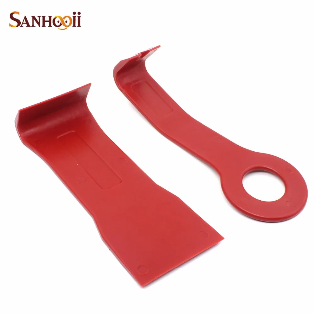 Ceny SANHOOII 11 sztuk samochodów tapicerka zestaw do usuwania Auto wnętrze Radio Panel drzwi klip okna wykończenia do usuwania instalator podważ narzędzie do naprawy zestaw