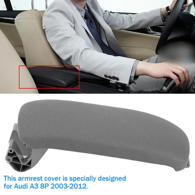 1pc Microfiber Leather Armrest Center Console Lid Cover for Audi A3 8P 2003 2004 2005-2012 High Quality Auto Replacement Parts | Автомобили